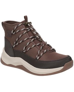 Ryka Astonish Lace-up Short Booties - Brown