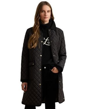 Ralph Lauren Diamond-quilted Coat - Black