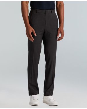Perry Ellis Slim-fit Gripper Waist Dress Pants in Blue for Men | Lyst