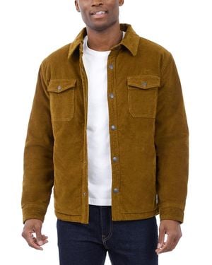 Lucky Brand Corduroy Shirt Jacket - Natural