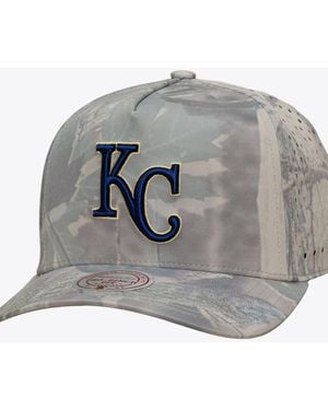 Mitchell & Ness Kansas City Royals Perfect Pro Pinch Adjustable Hat - Gray