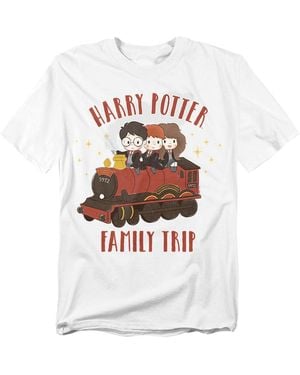 Harry Potter Family Trip Hogwarts Express T-shirt - White