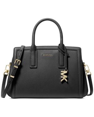 Michael Kors Michael Small Leather Satchel - Black