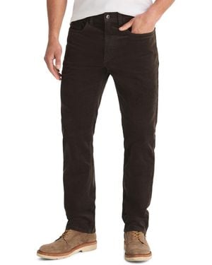 Nautica Stretch Straight-fit Corduroy Pants - Black
