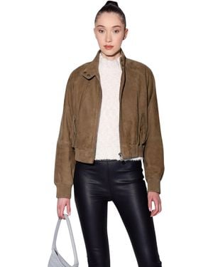 Walter Baker Bowie Suede Jacket - Natural