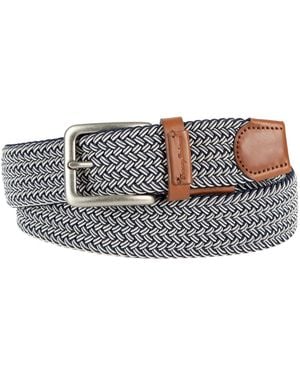 Tommy Bahama Fully Adjustable Stretch Braided Web Belt - Multicolor