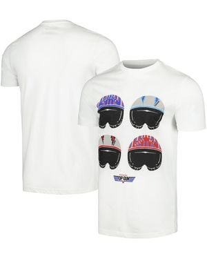 Contenders Clothing Top Gun Helmets T-shirt - White