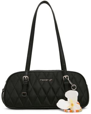 Madden Girl Jason Quilted Small Shoulder Handbag - Black