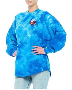Fanatics New York Islanders Crystal-dye Long Sleeve T-shirt - Blue