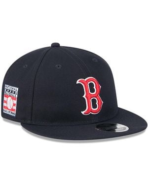 KTZ Boston Red Sox Baseball Hall Of Fame Retro Crown 9fifty Adjustable Hat - Blue