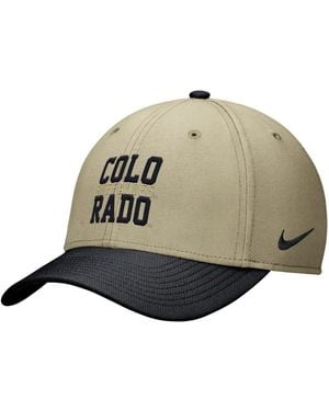 Nike Beige/black Colorado Buffaloes Dri-fit Swooshflex Hat - Multicolor