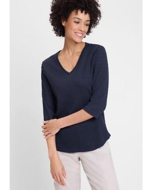 Olsen Textured T-shirt - Blue