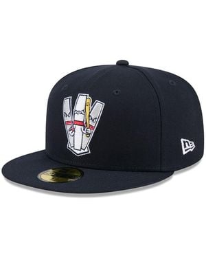 KTZ Portland Sea Dogs Theme Nights 59fifty Fitted Hat - Blue