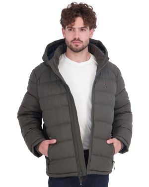 Tommy Hilfiger Hooded Puffer Jacket - Blue