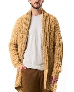Velez Selva Ribbed Cardigan - Natural