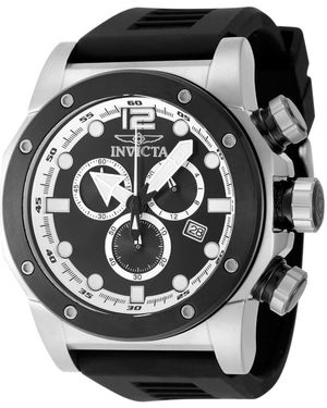 INVICTA WATCH 48979 Sea Hunter Quartz Chronograph Dial Watch - Black