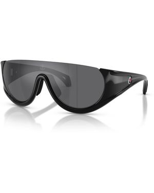 Moncler Rimless Mirrored Sunglasses Me8022 - Gray