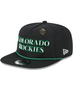 KTZ Colorado Rockies 2025 Big League Chew Golfer Snapback Hat - Green