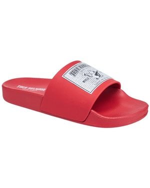 TRUE RELIGION Kendra Pool Slide - Red