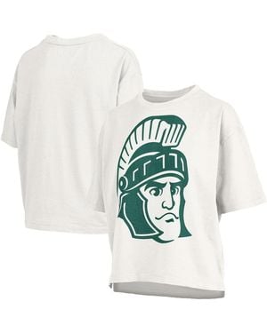Pressbox Castillo Crewneck Graphic T-shirt - White