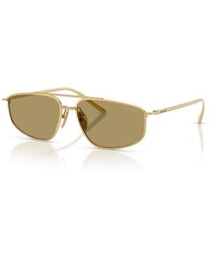 Prada Rectangle Sunglasses - Natural