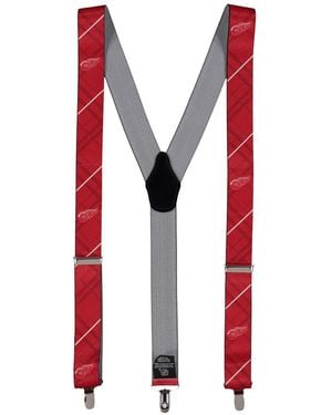 Eagles Wings Detroit Wings Suspenders - Red