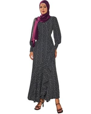 Urban Modesty Mint Sheath Abaya Maxi Dress - Blue