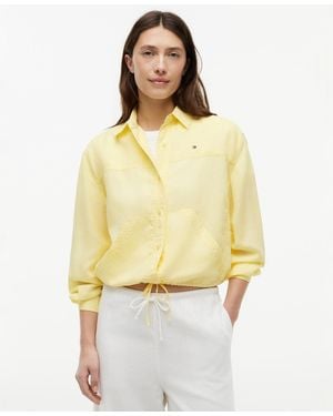 Tommy Hilfiger Collared Long-sleeve Shirt - Yellow