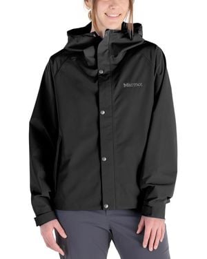Marmot Cascade Hooded Waterproof Jacket - Black
