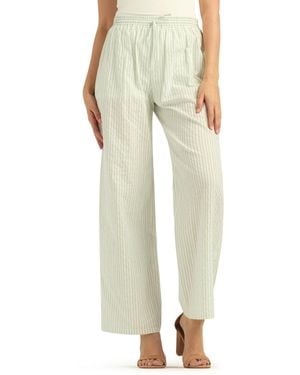 Bcx Striped Pull-on Pants - Natural