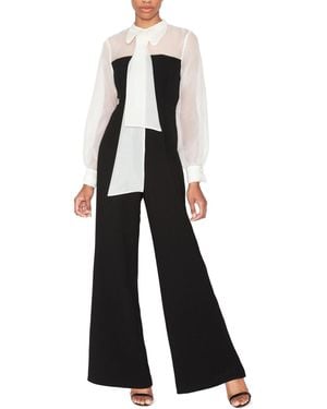 White Tie By Shani Tie Jumpsuit - Black