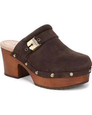 Dr. Scholls Original Joy Platform Clogs - Brown