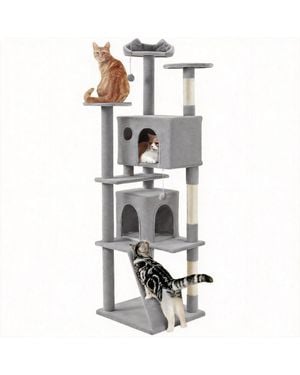 Aronkl Multi-level Cat Tree Tower - White