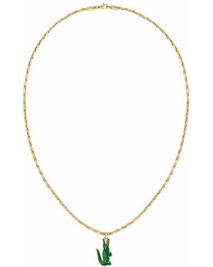 Lacoste Arthor Gold Stainless Steel Necklace - Metallic