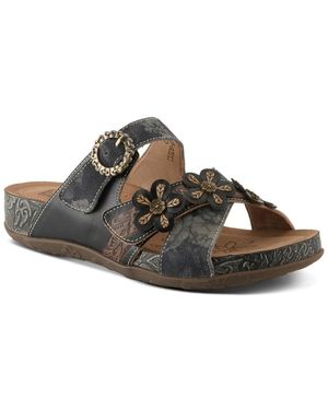 L'ARTISTE Caelana Slide - Brown