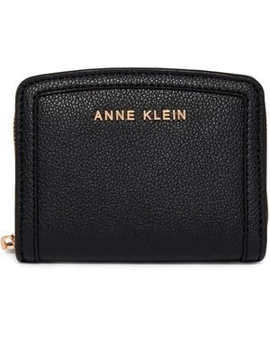 Anne Klein Mini Colorblocked Wallet - Black