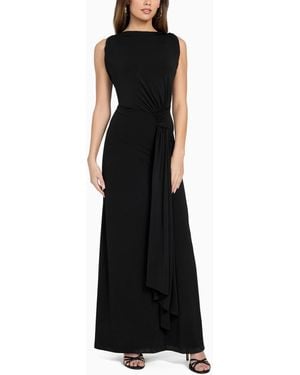 Guess Boatâ Neck Maxi Dress - Black