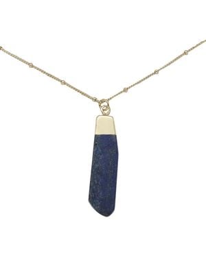 charged Stone Pendant Necklace - White