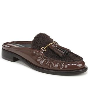 Franco Sarto Callen Almond Toe Mules - Brown
