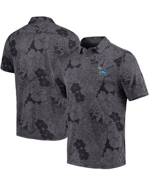 Tommy Bahama Kansas Jayhawks Miramar Blooms Polo Shirt - Gray