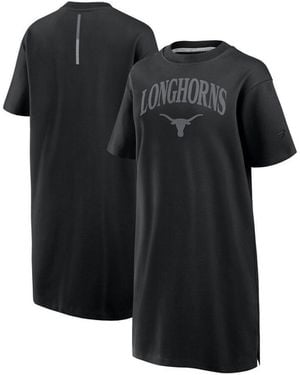 Fanatics Texas Longhorns Elements Go Tri-blend T-shirt Dress - Black