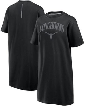 Fanatics Texas Longhorns Elements Go Tri-blend T-shirt Dress - Black