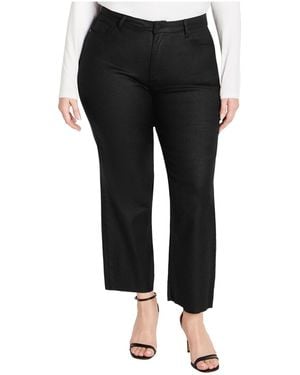 City Chic Plus Size Harley Coated Jean - Black