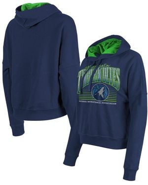 KTZ Minnesota Timberwolves Boxy Pullover Hoodie - Blue