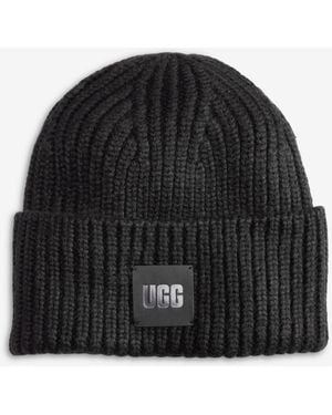UGG Chunky Ribbed Beanie - Black