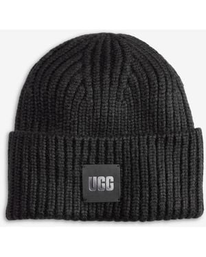 UGG Chunky Ribbed Beanie - Black