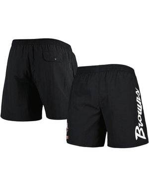 Mitchell & Ness Cleveland Browns Team Essentials Nylon Shorts - Black
