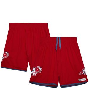 Mitchell & Ness And1 Mixtape Mesh Shorts - Red