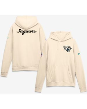 Nike Jacksonville Jaguars 2026 Rivalries Collection Sideline Pullover Hoodie - Natural