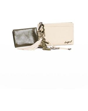Desigual Small Star Wallet - White